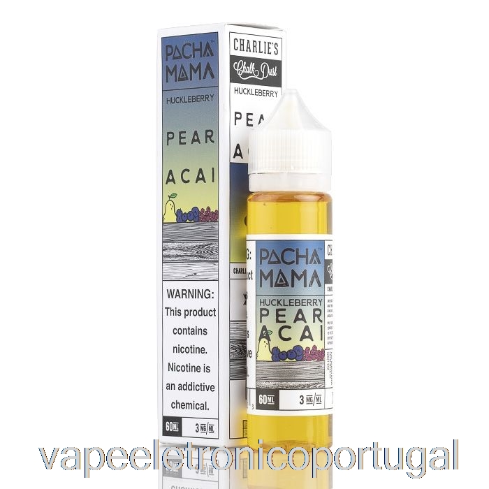 Vape Eletrônico Mirtilo Pera Açaí - Pachamama - 60ml 0mg